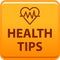 Health tips button