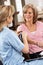 Health Visitor Taking Woman\'s Blood Pressure