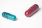 Healthcare, colours pharmacy pills and capsules