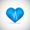 Healthcare and Medical Care Symbol Heart Beat Rate