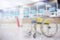 Healthcare and medical concept. Wheelchairs in the hospital, Blur image background