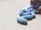 Healthcare and Medicines, blue tablets
