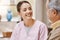 Healthcare nurse, senior man and retirement consultation in nursing home for medical wellness, hospital support and