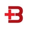 Healthcare Plus letter B red