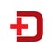 Healthcare Plus letter D red