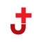 Healthcare Plus letter J red