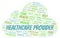 Healthcare Provider word cloud