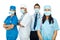 Healthcare workers with protective mask