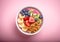 Healthy acai smoothie bowl