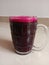 Healthy antioxidant juice glass of beetroot vegetable