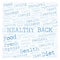 Healthy Back word cloud