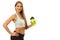 Healthy beautiful fitness woman ready to workout