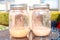 For a healthy body system, infused sea moss, colorful food jars