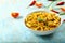 Healthy breakefst - vegetarian pasta