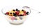 Healthy breakfast: corn flakes and berries