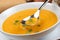 healthy butternut squash creme soup