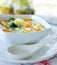 Healthy cabbage and sweet potato soup