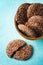 Healthy Chocolate Crispy Cookies with Sesame