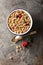 Healthy cold cereal in a bowl