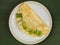 Healthy Cooked Spring Onion Omelette