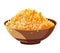 Healthy corn grains bowl