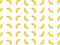 Healthy cute sweet banana fruit pattern wallpaper  design