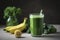 A healthy and delicious green smoothie.