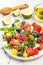 Healthy Dieting Watermelon Salad , Summer Light Food