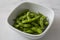 Healthy Edamame in a bowl