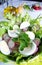 Healthy enrich summer vegetable salad