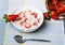 Healthy food - cereal with strawberries