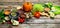 Healthy food. Healthy assortment of vegetables and fruits with legumes
