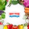 Healthy food vegetable background