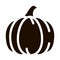 Healthy Food Vegetable Pumpkin Vector Sign Icon