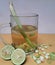 Healthy and fresh Lemongrass Herbal Tea drink