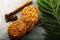Healthy fresh made sweet cookies- vegan snack concepts