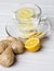 Healthy ginger tea