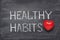 Healthy habits heart