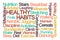 Healthy Habits Word Cloud