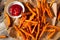 Healthy Homemade Baked Sweet Potato Fries