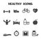 Healthy icons