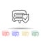 Healthy immune intestinal multi color icon. Simple thin line, outline vector of probiotics icons for ui and ux, website or mobile