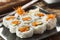 Healthy Japanese Vegetable Maki Sushi Roll