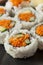 Healthy Japanese Vegetable Maki Sushi Roll