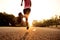 Healthy lifestyle fitness sports woman running