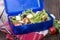 Healthy Lunchbox with fresh Salad