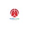 Healthy Lung Logo Template Design Vector, Emblem, Design Concept, Creative Symbol, Icon.