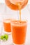 Healthy orange juice