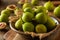 Healthy Organic Green Figs