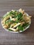 Healthy pasta salade